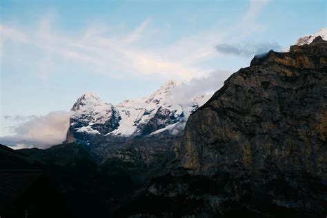 Landscape Photography of Mountain With Snow · Free Stock Photo