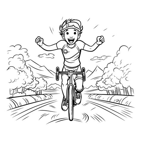 Coloriage Imprimer Le V Lo Cyclisme Sur Route