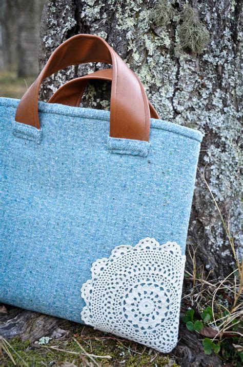 Blue Wool Bag Telafante