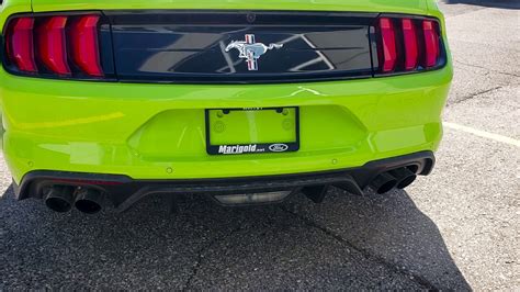 Active Valve Performance Exhaust On The 2020 Ford Mustang EcoBoost