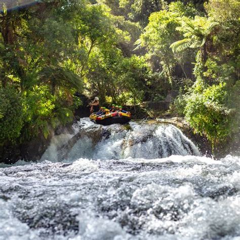 Okere Waterfall Kaituna River Rafting Rotorua Water Activities