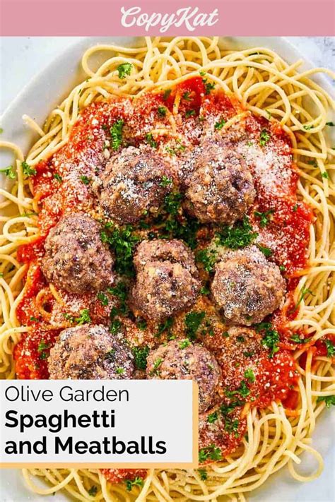 Olive Garden Spaghetti and Meatballs - CopyKat Recipes