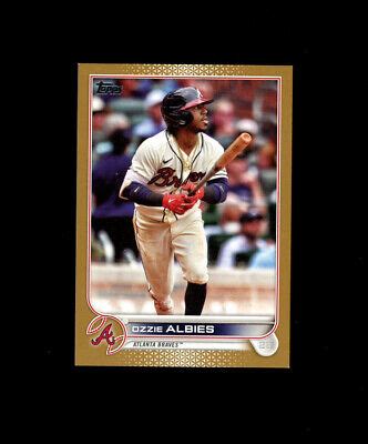 2022 Topps Series 2 GOLD BORDER SP OZZIE ALBIES 2022 Atlanta Braves