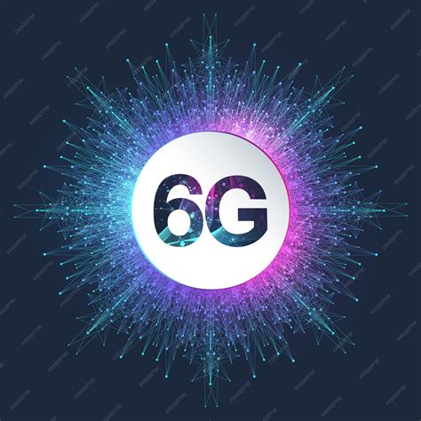 Premium Vector | 6g network wireless systems and internet vector