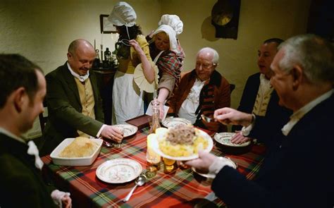 In Pictures Winter Traditions In Britain Telegraph Burns Supper