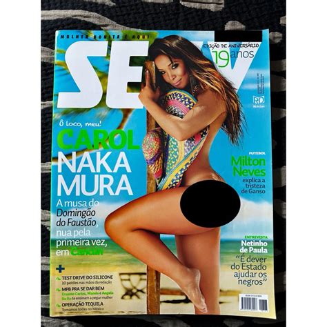 Revista Sexy 2011 Carol Nakamura Andréa Martins Kakau Shopee Brasil