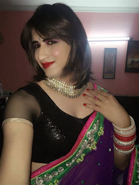 Pin On Sissy Wears Saree