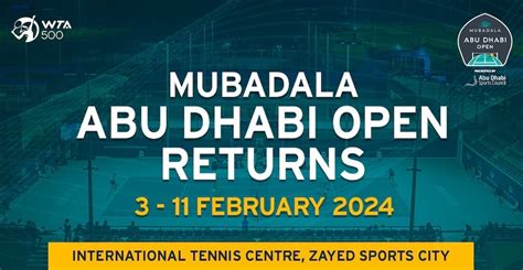 Abu Dhabi Tennis 2024 Schedule Tickets - Barbra Pauline