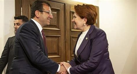 Saraçhane de kritik görüşme Meral Akşener den Ekrem İmamoğlu na flaş