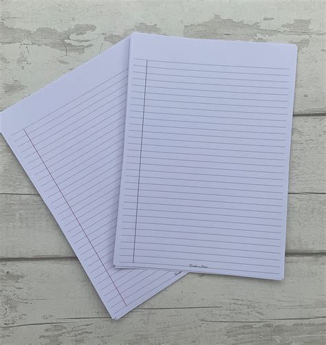 Discbound Refill Paper A4 Lined Paper Refill Discbound Etsy UK