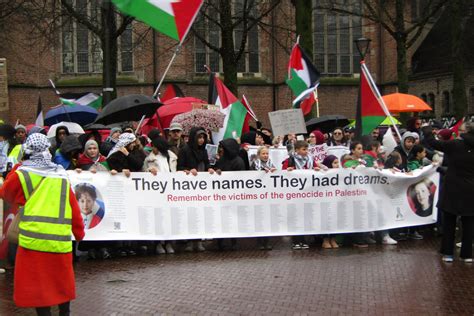 Grote Opkomst Bij Pro Palestina Demonstratie In Arnhem