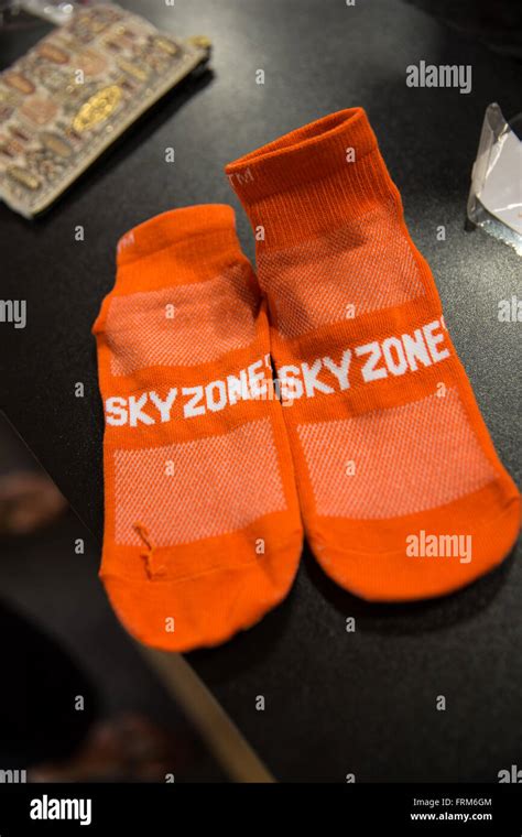 Sky Zone Socks Stock Photo - Alamy