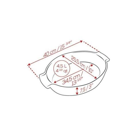 Plat à four ovale céramique ardoise Appolia 40cm Peugeot MaSpatule