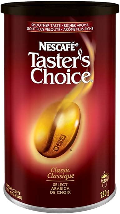 NescafÉ Tasters Choice Classic Instant Coffee 250g Tin Amazonca