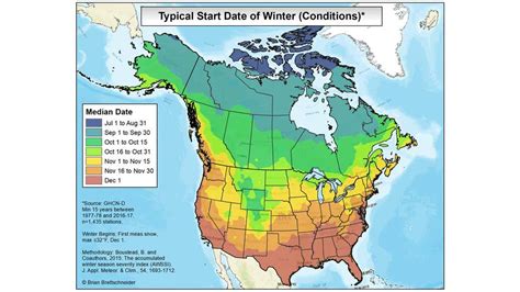 Here's When Winter Weather Conditions Typically Arrive Where You Live ...