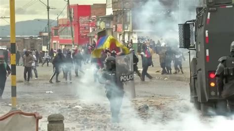 Video Erneut Heftige Proteste In Kolumbien STERN De