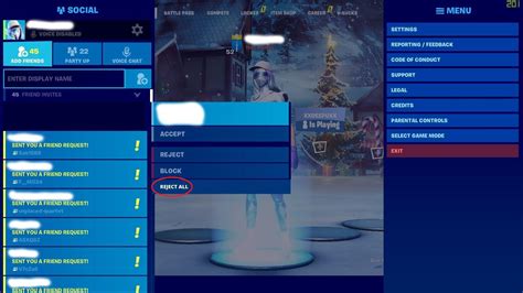 Accept Friend Request In Fortnite