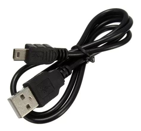 Cable Usb A Mini Usb 1 8 Mts No Carga De Joystick Gps Etc Color Negro