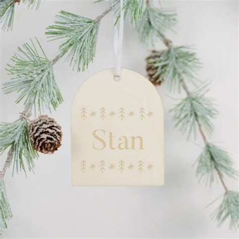 Gepersonaliseerde Kersthanger First Christmas Met Naam Partydeco Nl