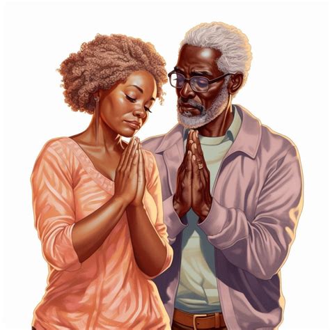 Black Couple Praying Hands 8 Clipart African American Clipart Png Divine Feminine Masculine