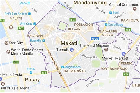 Map Of Makati City