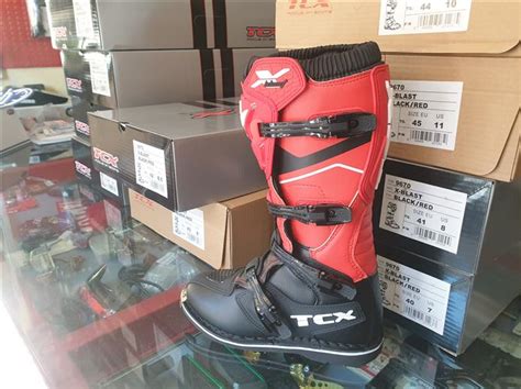 Stivali Cross Enduro Boots Tcx X Blast Black Red Motostore