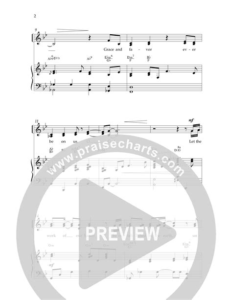 Let Your Favor Choral Anthem Satb Sheet Music Pdf Lifeway Choral Arr J Daniel Smith