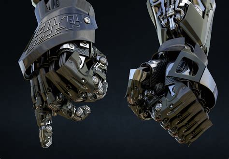 Sci Fi Hand By Antonmarkelov Sci Fi 3d Cgsociety Robot Concept