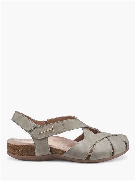 Hotter Catskill Ii Closed Toe Sandals Sage At John Lewis And Partners