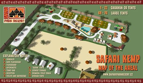 A Map Of A Safari Park