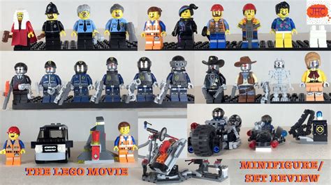 The LEGO MOVIE Minifigures Sets Review Emmet Wyldstyle Robot Police