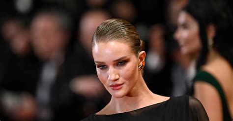 WOW Rosie Huntington Whiteley Stuns In Nearly Nude Fishnet Look