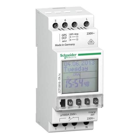 Schneider Cct Interrupteur Horaire Programmable Ita Canal