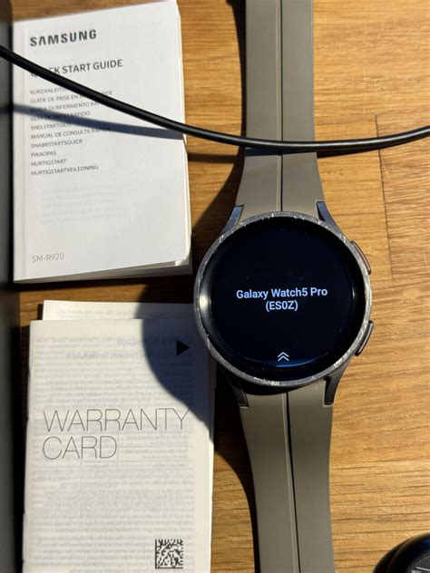 Samsung Galaxy Watch Pro Mm Titangeh Use Mit Sportarmband In Gray