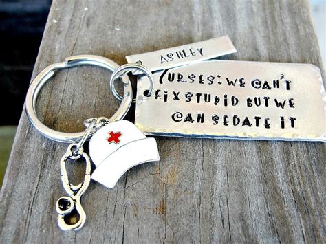 Rn Keychain Nurse T Nurse Keychain Nurse Key Chain Etsy