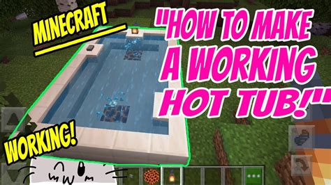 How To Make A Hot Tub In Minecraft YouTube