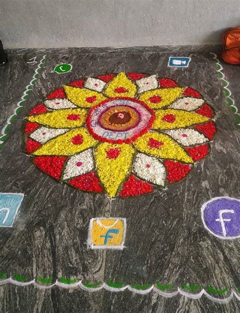 Gallery Rangoli - kannada Rajyotsava 2022 |Gopalan College of ...