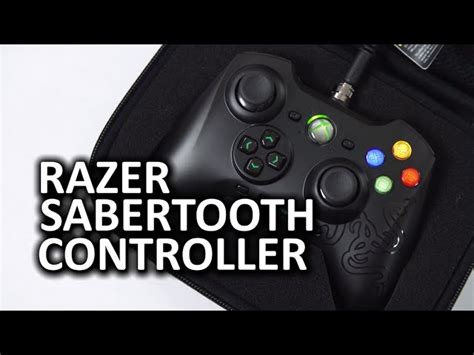 controlador xbox  saber razer sabertooth elite gaming controller