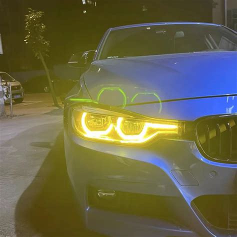 Yellow Angel Eyes For Bmw F30 F35 320i 328i 330i 340i Led Headlight