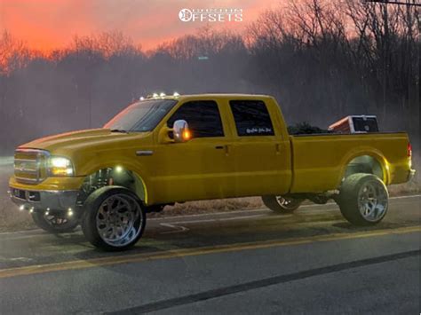 2006 Ford F 350 Super Duty With 24x14 76 American Force D07 Camber Ss