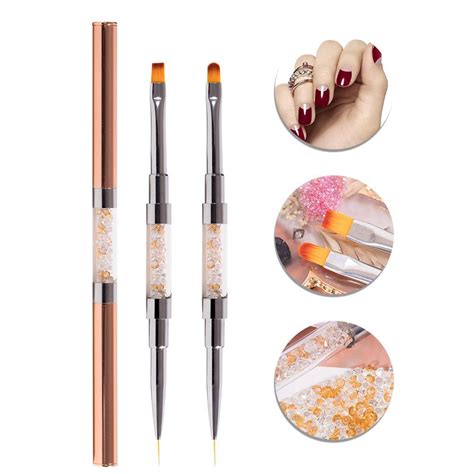 Double End Pure Kolinsky Sable Acrylic Nail Art Brush China Nail