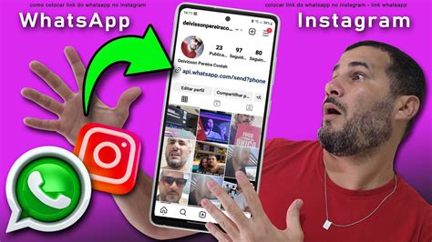 Como Colocar Link Do WhatsApp No Instagram Mensagem Direta YouTube