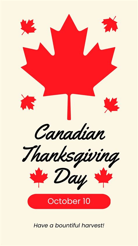 Canadian Thanksgiving Whatsapp Post in PSD, Illustrator, SVG, JPG, EPS ...