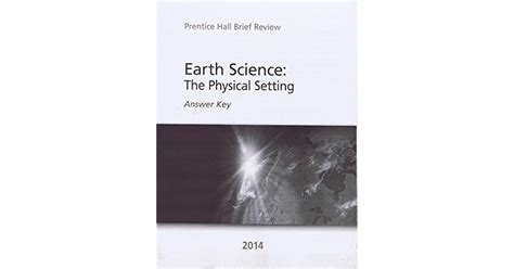 Explorations In Earth Science The Physical Setting Answer Key Athens