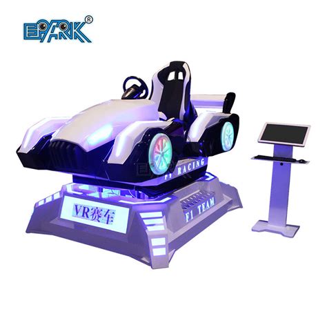 Amusement Park Products Motion Platform Car Fiberglass Vr Racing Ride