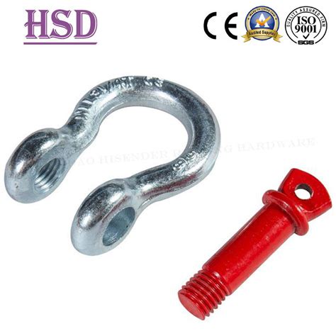 Galvanized Forged Chain Fittings Us Type Screw Pin G Shackle China