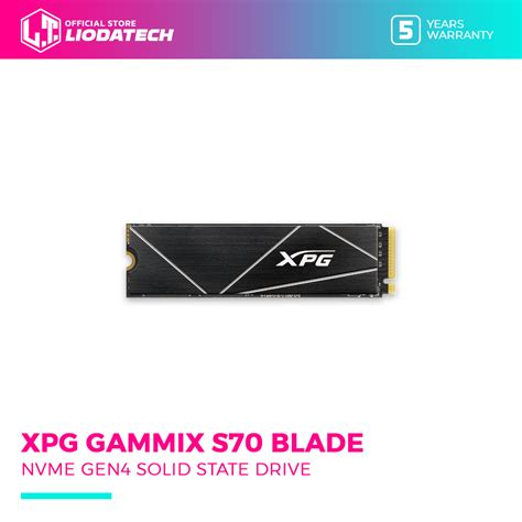 XPG Gammix S70 Blade PCIe Gen 4 M 2 NVMe SSD 512GB 1TB 2TB