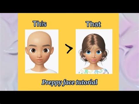 Preppy Face Tutorial ZEPETO YouTube