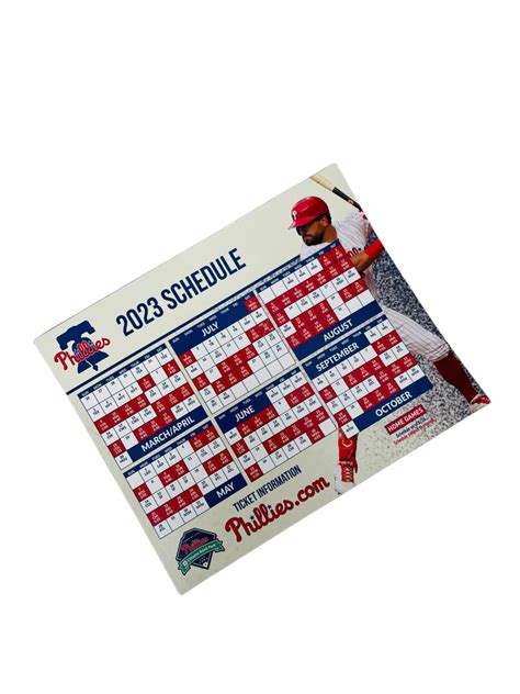 Philadelphia Phillies 2023 Schedule Magnet Sga 4565601863