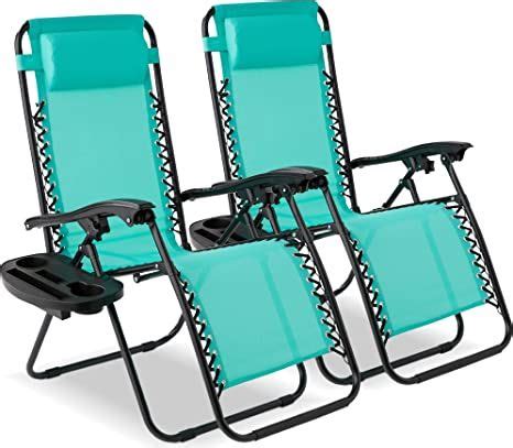 Best Choice Products Set Of 2 Adjustable Steel Mesh Zero Gravity Lounge